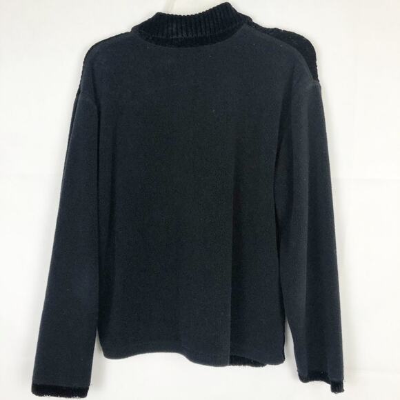 J.Jill Mixed Media Womens Cardigan Medium Vtg 90s Y2K Retro Workwear Casual - Picture 8 of 12